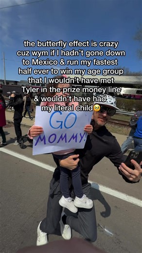 JUST SAY “YES” TO LIFE🥹❤️ You never know where it’ll lead!🥹 I wrestled so much that week with doing the half or just doing a workout. I literally felt so strongly, you have to start saying yes to life— and I went!❤️ And now the world has Clark - literal sunshine bottled up in human form. 😭❤️🥹 🗣️Tell me your crazy butterfly effect! 🔥Let’s run your next PR with our FAST training guides! @tunderface & I took 5 hours off our marathon times (6:08👉🏽3:11 and 4:10 👉🏽2:18) - YOU can too! FAST g