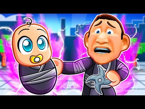 Adopted By a NINJA FAMILY in Roblox Strongest Battlegrounds!