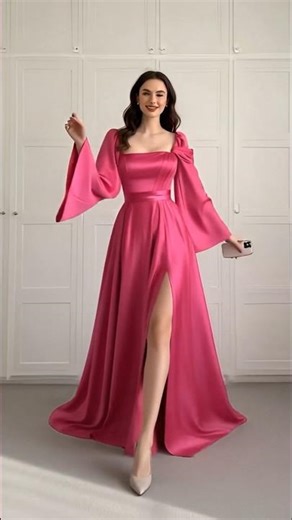 Black to Lavender Bell Sleeve Collection 2026 ✨ Off-Shoulder Queens#BellSleeveGown #OffShoulderGown