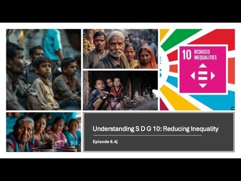 Understanding S D G 10 Reducing inequality 6.4j 1