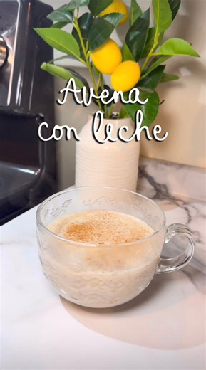 Avena con canela y leche .. 🫶🏻 ingredientes escritos en la parte superior del video 🔝 | Ideas para cocinar