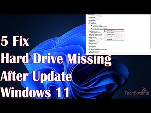 5 Fix Hard Drive Missing After Update in Windows 11