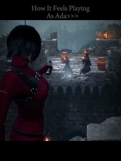Playing As Ada In RE4 Remake Be Like 💀... | #residentevil4 #adawong #shorts