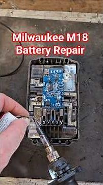 Milwaukee M18 Battery Repair #powertoolrepair #batteryrepair #milwaukeetools