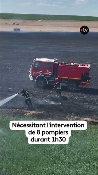 Incendies à répétition dans les champs de la Marne 🔥🚒