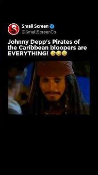 Johnny Depp's Jack Sparrow Bloopers Are CHAOS 😂🏴‍☠️