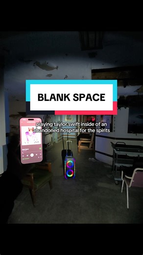 playing taylor swift inside of a real haunted abandoned hospital for the spirits! comment what song i should play for them next! #haunted #paranormal