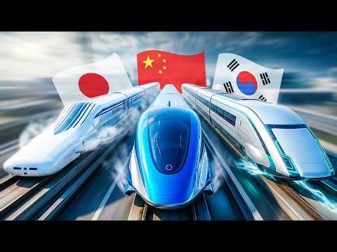 🚄 Asian Railways Evolution Сompilation (1800–2050) | Japan, China & Korea