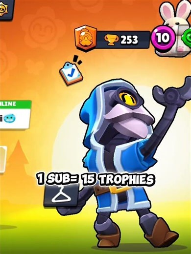You control my trophies! #brawlstars #viralshorts