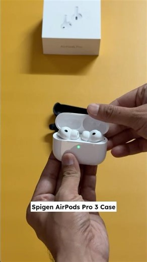 Spigen Rugged Armor Case for AirPods Pro 3 🔥 Easy Install + Perfect Fit! #Shorts