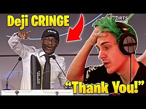 Ninja WINS Streamer of the Year 2018! Deji Embarrassing Attempt ROASTING Epic Games