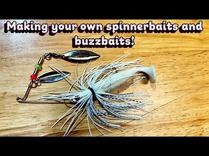 Making your own spinnerbaits for bass fishing.