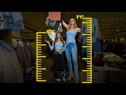 Shopping With the World’s Tallest Model | Ekaterina Lisina