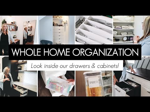Whole Home Organization | 20 amazing organization tips and techniques