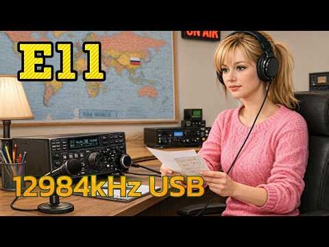 12984kHz USB Polish Number Station E11 calling 917 (May 09, 2026)