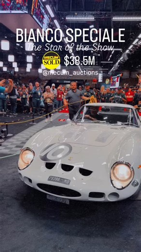 Mecum Auctions Kissimmee, at Osceola Heritage Park. 🔥The legendary Ferrari 250 GTO “BlANCO Speciale” crossed the auction block and sold for $38.5 MILLION, delivering one of the most talked-about moments of the week and reinforcing why Mecum Kissimmee is a must-watch event for collectors worldwide. With the energy still high and seven-figure vehicles continuing to move, the auction isn’t slowing down just yet. Sunday will be the last day at Mecum Kissimmee. 📍 Osceola Heritage Park | Kissimmee �