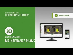 How to create machine maintenance plans