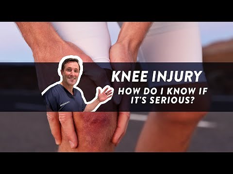 How do I know if my knee injury is serious?