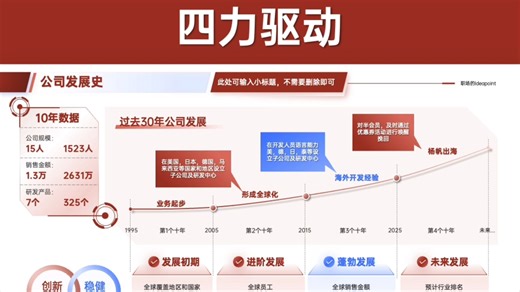 高级有设计的组织架构图PPT，明确又清晰～