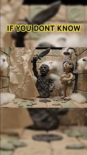 They Used WHAT for Blood in Psycho? 🍫 | Clay Horror Fun Fact #shorts
