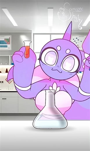 Well- at least she's learning 😬 #someonefishy #animation #fishy #flipaclip #drawing