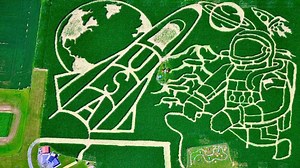 114 reactions · 133 shares | Watch to the End to see an actual aerial photo of this year’s Corn Maze! “Share” and “Comment” for a chance to Win 4 free tickets to this year’s Maze!!! | Coolspring Ranch | Facebook