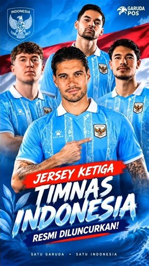 Jersey Ketiga Timnas Indonesia Resmi Dirilis! Warnanya Bikin Kaget! #GarudaPos #timnasindonesia