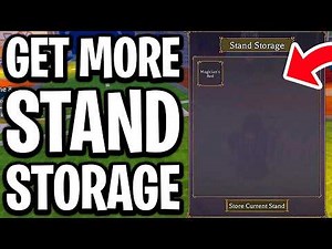 How To Get More Stand Storage In Bizarre Lineage (Free Stand Storage Method) - Full Guide