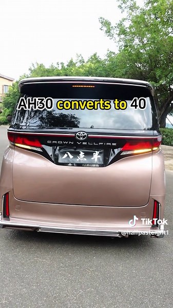 AH30 to 40 one-to-one #Alphard #Toyota #vellfire #alphardagh30convertah40 #Vellfire20convert40