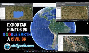 Exportar puntos de Google Earth a Civil 3D | Fácil y Rápido ✅