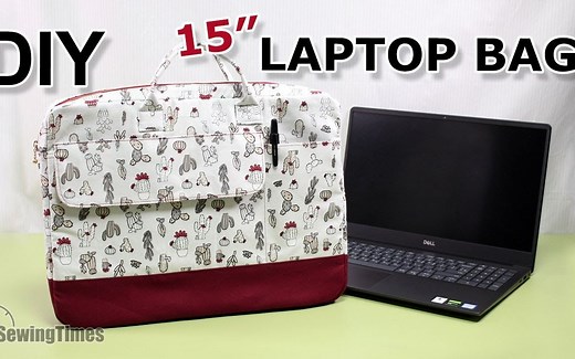 DIY 15″ LAPTOP BAG _电脑包/手提包/公文包/iPad包