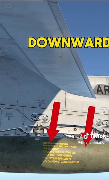 How aircrafts drop missiles and a science behind it #EngineeringMarvel #3danimation #design #plane #miltarytiktok