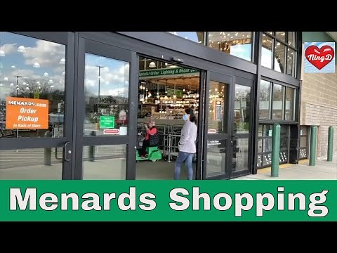 Shopping at Menards // Menards Store Tour - @NingD