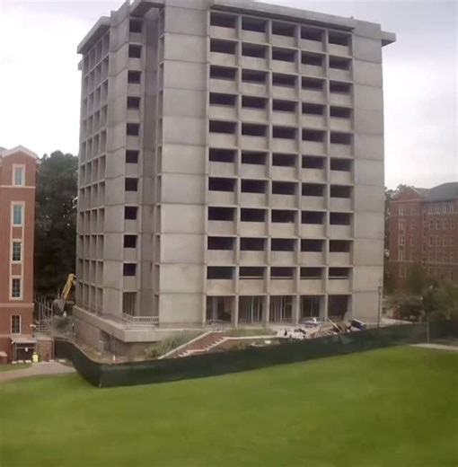 ICYMI- Moore and Sanfords’ reign as the oldest residence hall’s on campus has come to an end. If you ever called Moore or Sanford Hall home, you share something truly special with thousands of UNC Charlotte alumni. You now have a unique opportunity to leave a permanent footprint where you once lived, laughed, and learned. By making a gift to the Housing Scholarship Fund, you can have a commemorative, engraved brick placed in the future courtyard near the site where these two giants stood for mor
