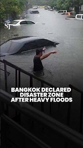 Thai capital Bangkok hit by days of heavy rain and floods