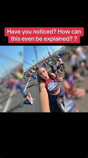 Real Life Matrix Glitch Caught on Marathon Video