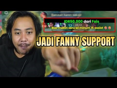 CHALLENGE FANNY ASSIST MINIMAL 15 - JANGAN KASIH GUE KILL 🤣🤣 - Mobile Legends