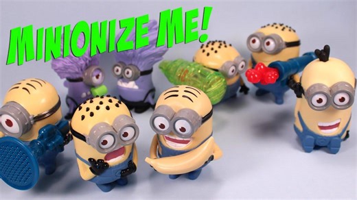 Despicable Me 2 Mcdonalds Happy Meal Toys Complete Set Review