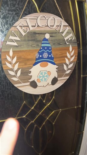 Magnetic Highland Cow Welcome Signs