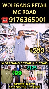 9.6K views · 217 reactions | CONTACT NO:9176365001 SHOP DETAILS WOLFGANG TAKKARU MENSWEAR ADDRESS : Singara Garden, 1st Ln, Kalmandapam, Royapuram, Chennai-600013 | Rani's Vlogs | Facebook