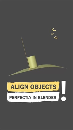 CGThink on Instagram: "Align Objects Perfectly in Blender #blender #blendertutorial #blendercommunity #learnblender #3dmodelling #blender3d #blendertutorial #blendersecrets #tip #3dart #cgi #cgthink"