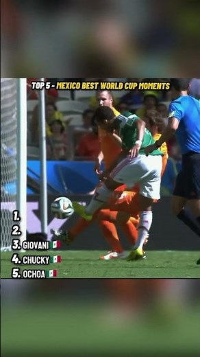 Top 5 Mexico World Cup Moments That Made History 🇲🇽🏆🔥 #Shorts