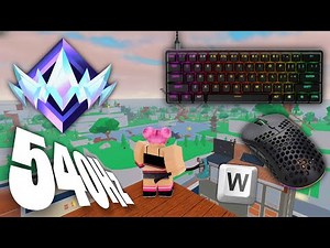 Fortblox Satisfying Keyboard ASMR 😴 Solo INSANE High Kill W-Key Unreal Ranked Gameplay 🏆 360 FPS 4K