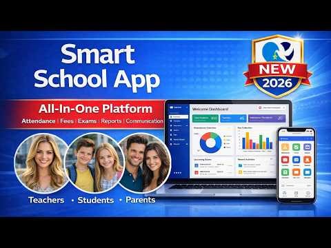 How to Build & Use School Management Software App | Complete ERP for School | Smart School MobileApp