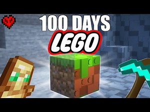 100 days in LEGO Minecraft Hardcore