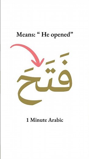 Arabic Past Tense Explained: How to Spot Past Verbs Using the فَعَلَ Pattern