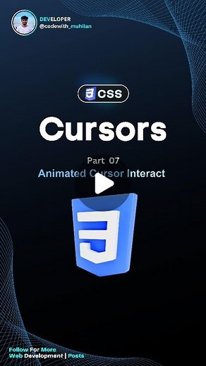 ＭＵＨＩＬＡＮ on Instagram: "Follow👇 👉 @codewith_muhilan 👉 @codewith_muhilan 👉 @codewith_muhilan For more awesome Web_development content💥 Find the source code link in our bio(Read Below..!) Website - Topics/Web Backdrops/Cursor Interaction(13-10-23) GitHub - Reels/CURSORS/Cursor Interaction(13-10-2023) Telegram - (13/10/2023) posted. Please show your support by: 👍 Giving this video a Thumbs Up 🔁 Sharing & Follow for More Videos 😉 🔔 Clicking the bell button in top of profile to get notified o
