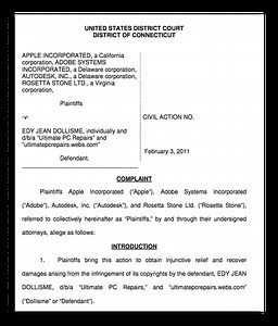 Apple, Adobe, others join forces in software piracy lawsuit | AppleInsider