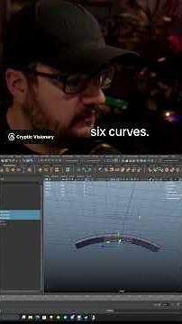Use Curve Projection in Maya to create curved surface details #maya #3dart #modeling
