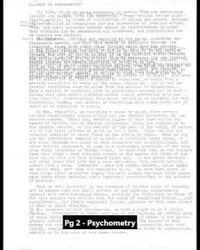 11 Nov 1975 How Does Psychometry Work? #fsc #psychometry #RevRoberta